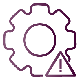 Claims automation failure icon